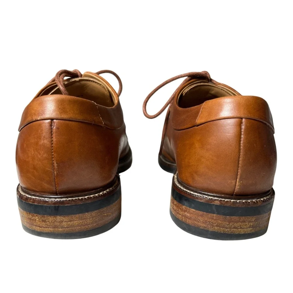 Cole Haan Brown Leather Cap Toe Oxford‎ Shoes Men's 8.5M Classic Dress StyleM